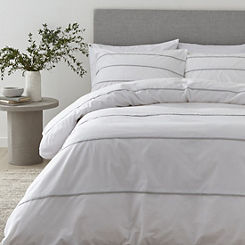 Content By Terence Conran Halstead Pleat Duvet Cover & Pillowcase Set