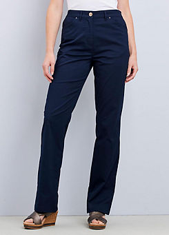 Cotton Traders Classic Straight-Leg Chino Trousers