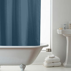 Country Club Navy Shower Curtain