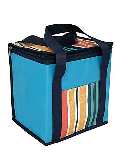 Country Club Textured Stripe Design Insulated 12L Cooler Bag