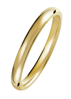 Created Brilliance Amory 9ct Yellow Gold 2mm Heavy Court Wedding Ring