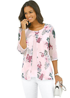 Creation L 2-In-1 Floral Detailed Blouse