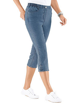 Creation L Elasticated Cropped Jeans