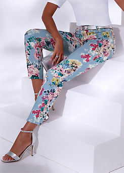 Creation L Floral Print Jeans