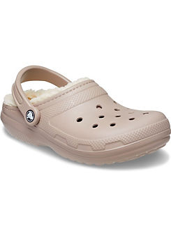 Crocs Brown Classic Lined Clogs