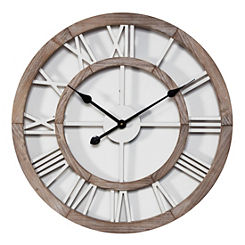 Cut Out Round Wall Clock