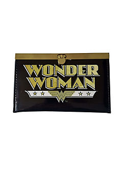 DC Comics Ladies Wonder Woman Black Pocket Purse