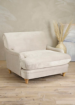 Devonshire Plush Velvet Cuddle Chair