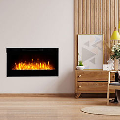 Dimplex Prism Wall Mounted or Recessed Electric Media Wall Fire