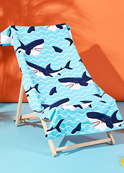 Dreamscene Shark Print Beach Towel