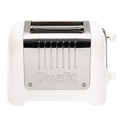 Dualit LITE 2 Slice Toaster 26203 - Gloss White