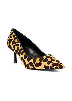Dune London Angelina Leopard Court Shoes
