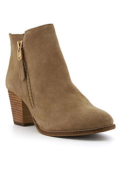 Dune London Paicey Brown Ankle Boots