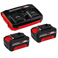 Einhell Battery & Twin Charger (2 x 3.0Ah)