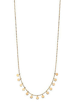 Elements Gold 9ct Gold Multi Disc Necklace