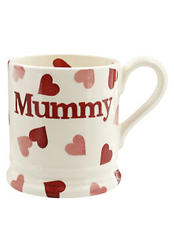Emma Bridgewater Pink Hearts Mummy Half Pint Mug