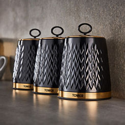 Empire Set of 3 Canisters by Tower