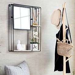 Fine Decor Wall Mirror with Shelf