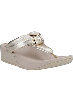 FitFlop Lulu Padded Knot Toe Post Sandals