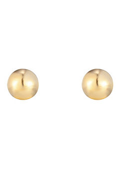 For You Collection 9ct Solid Gold 4mm Ball Stud Earrings