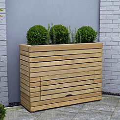 Forest Garden Linear Planter - Tall with Storage