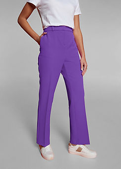 Freemans Purple Straight Leg Trousers