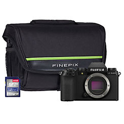 Fujifilm X-S20 Mirrorless Digital Camera Body Kit inc System Bag & 64GB SDXC Card - Black