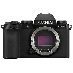 Fujifilm X-S20 Mirrorless Digital Camera Body Only - Black
