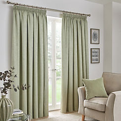 Fusion Galaxy Thermal Dim Out Pencil Pleat Curtains