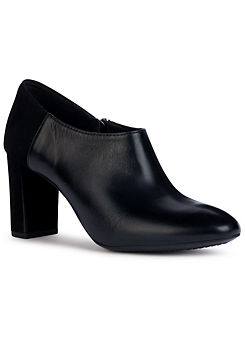 Geox Black Suede Pheby Ankle Boots