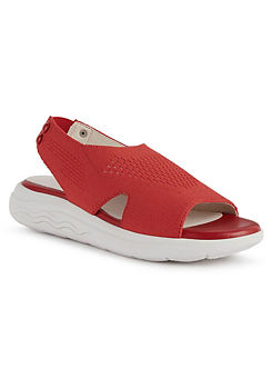 Geox Red Spherica Sandals