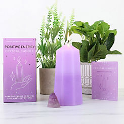 Gift Republic Crystal Candle - Positive Energy