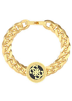 Guess Gold Plated Curb Bracelet