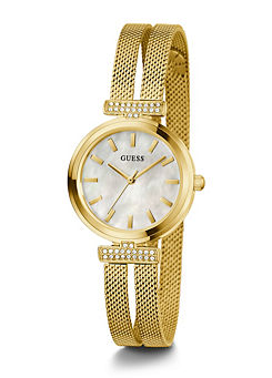 Guess Ladies Gold Tone Array Watch