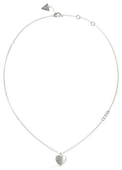 Guess Lovely Guess Silver Necklace