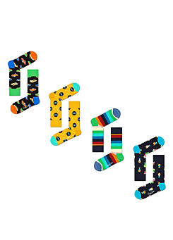Happy Socks 4-Pack At the Diner Socks Gift Set