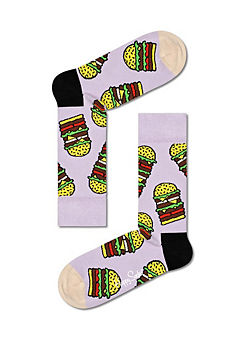 Happy Socks Burger Novelty Socks