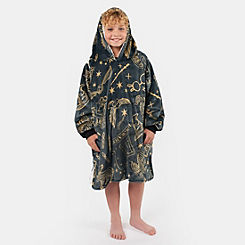 Harry Potter Hogwarts Medium Fleece Hooded Blanket
