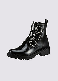 Heine Buckle Ankle Boots