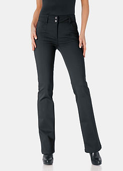 Heine Tummy-Trimming Bootcut Trousers