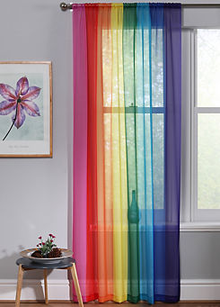 Home Curtains Pride Printed Voile Panel