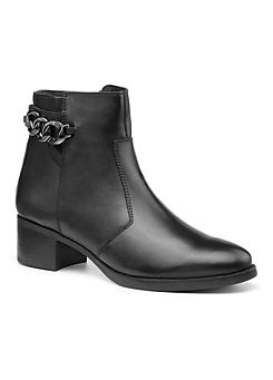 Hotter Alondra Black Formal Smart Casual Boots