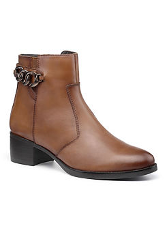 Hotter Alondra Tan Formal Smart Casual Boots