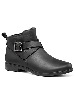 Hotter Kingsley Black Formal Smart Casual Boots