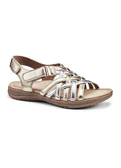 Hotter Maple Gold Silver Multi Women’s Sandals