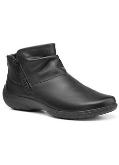 Hotter Murmur Wide Black Casual Boots