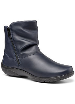 Hotter Whisper Wide Navy Casual Boots