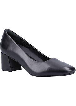 Hush Puppies Alicia Black Court Shoes