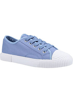 Hush Puppies Brooke Blue Canvas Trainers