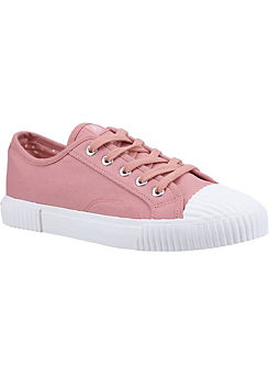 Hush Puppies Brooke Pink Canvas Trainers